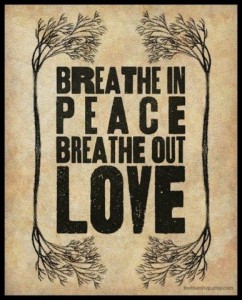 breath in peace