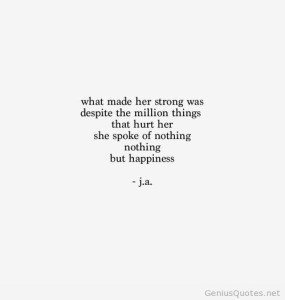 what made her strong