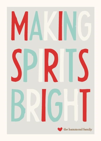 making spirits bright