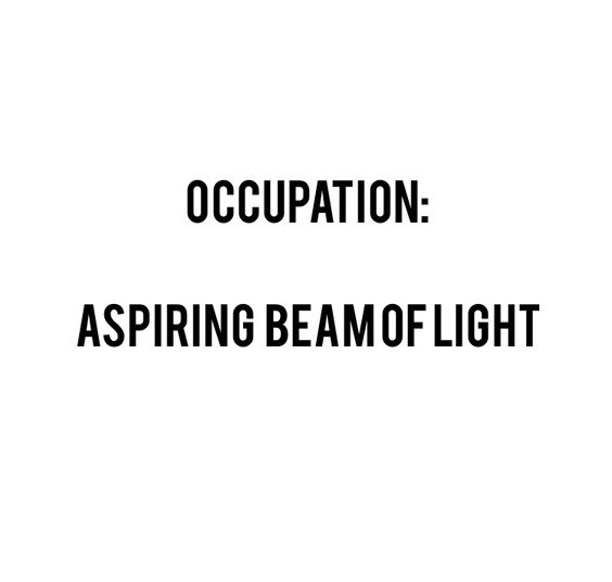 aspiring beam of light