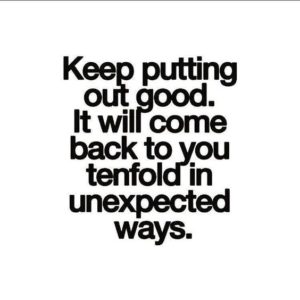 keep putting out good